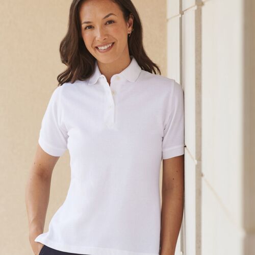 Women's classic cotton piqué polo shirt Thumbnail